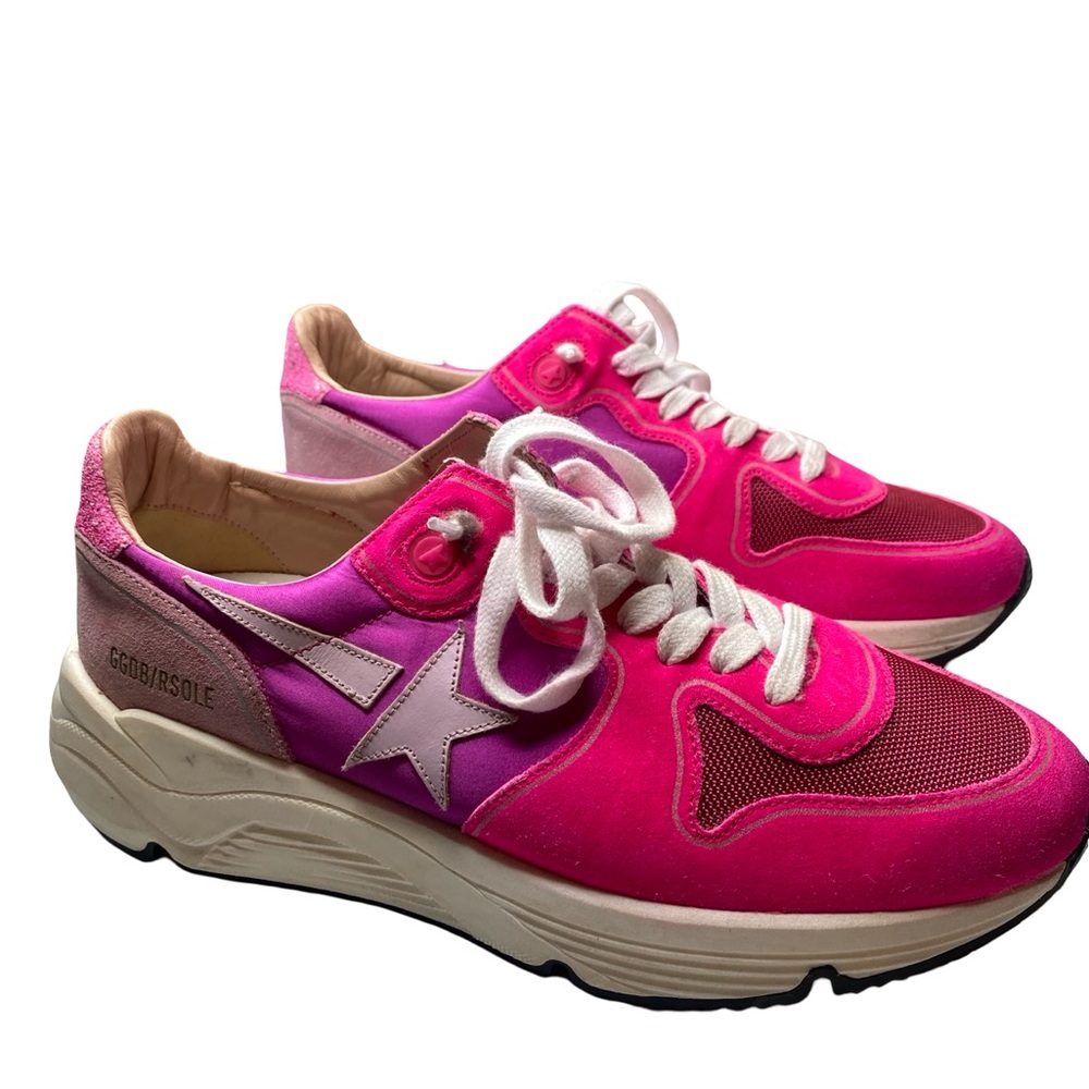 Golden Goose Women's Pink Sneakers - Picture 2 of 9